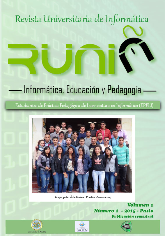 Portada RUNIN No. 1 - Año 2015