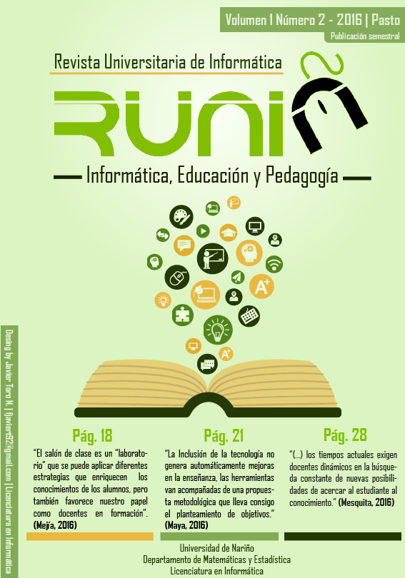 Portada RUNIN No. 2 - Año 2016