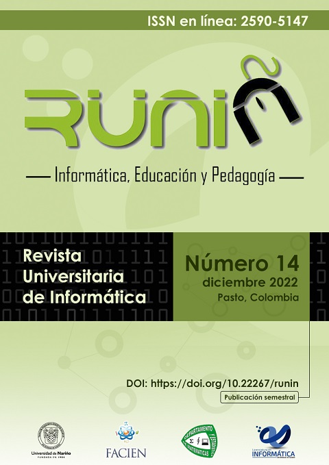 Portada RUNIN Número 14 - 2022